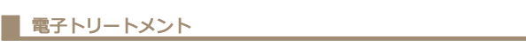 電子トリートメント